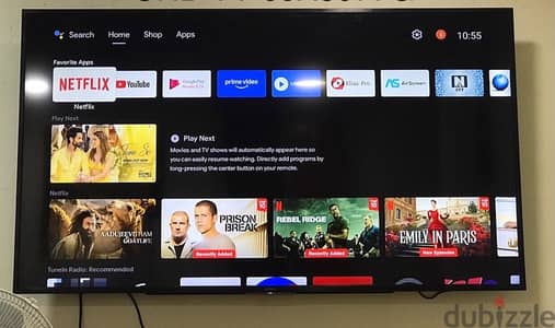 65”Sony Bravia SMART 4k UHD ANDROID TV good condition with parking box