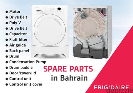 FRIGIDAIRE Dryer SpareParts - Model FDC8203P (8 kg Capacity)