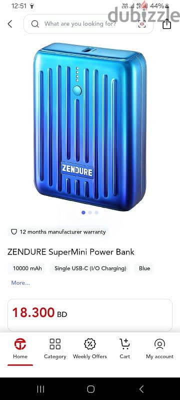 zendure powerbank c to c