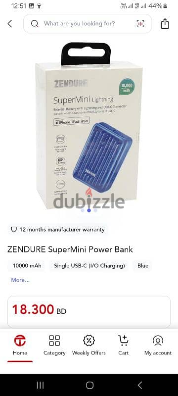 zendure powerbank c to c 2