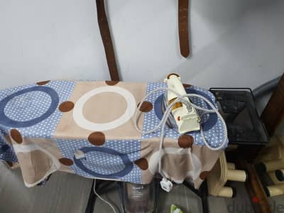 iron with ironing table