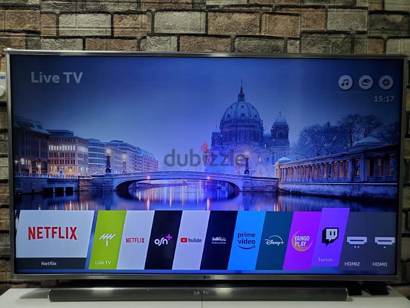 49 inches LG 4k webos smart TV 2