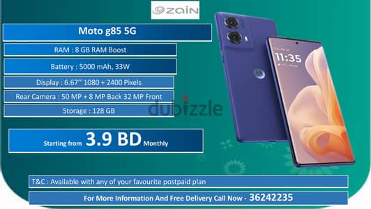 Installment  - Mobile phone on installment  with Zain SIM