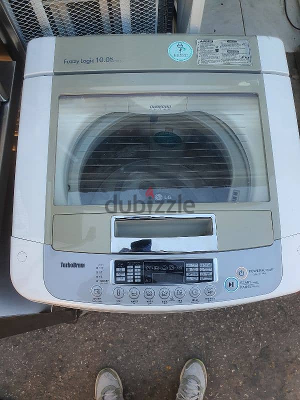 LG turbodram washing machine 10KG 0