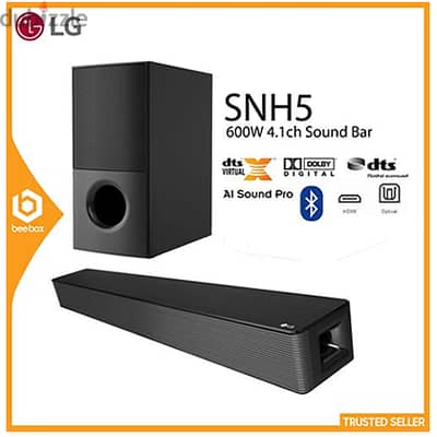 LG 4.1 Ch Sound Bar SNH5 600W