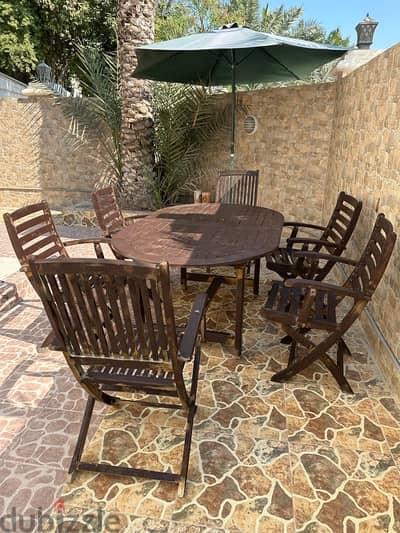 wooden garden furniture