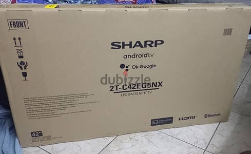 sharp android 42 inch brand new