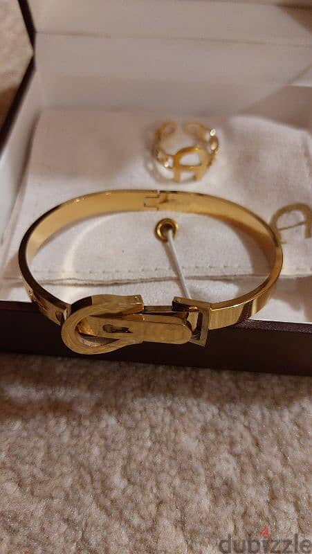 Aigner Bangle and Ring 6