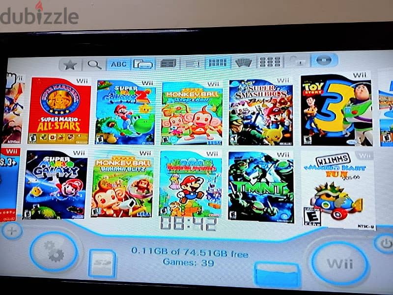 nintendo wii consol black 1