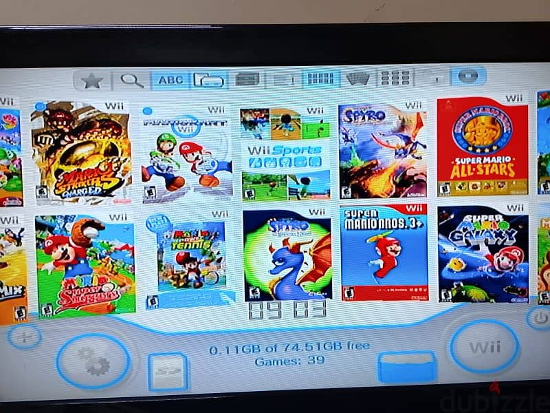 nintendo wii consol black 5