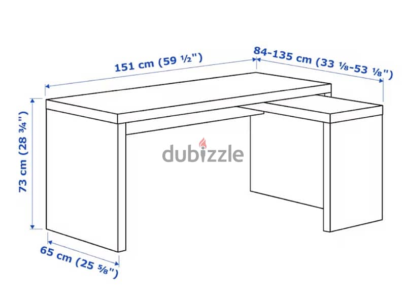 MALM IKEA Desk 2