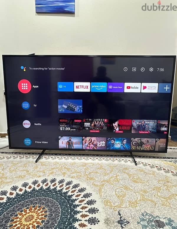 65“ inch sony smart 4k Android os11 only whatsap number 34248448 0