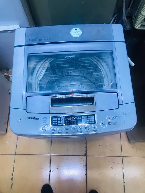 LG washing machine top load 8kg 1