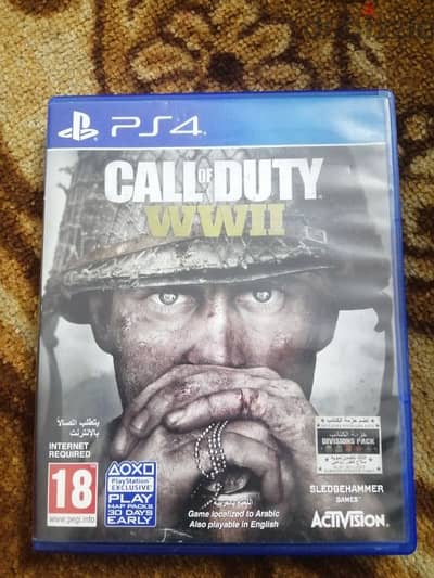 PS4 CD CALL OF DUTY WWII 2   شريط بلايستيشن ٤ كود حرب عالميه ثانيه٢