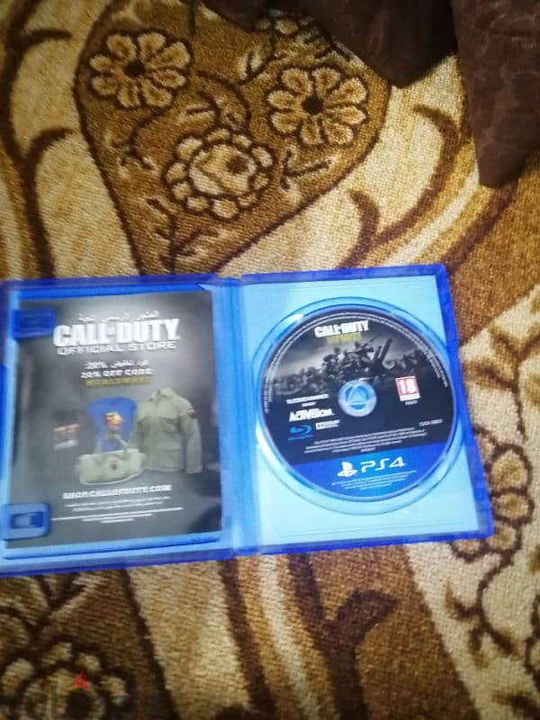 PS4 CD CALL OF DUTY WWII 2   شريط بلايستيشن ٤ كود حرب عالميه ثانيه٢ 3