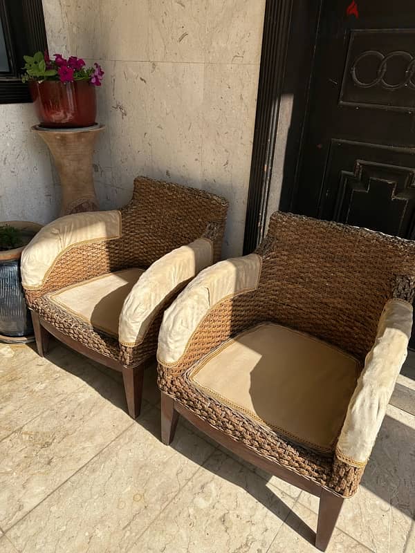 two rattan chairs 4