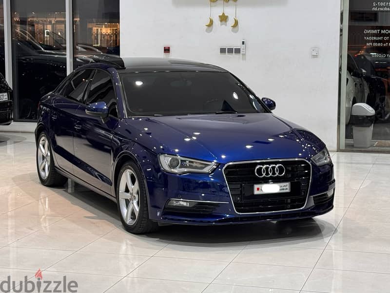 Audi A3 2015 blue 0