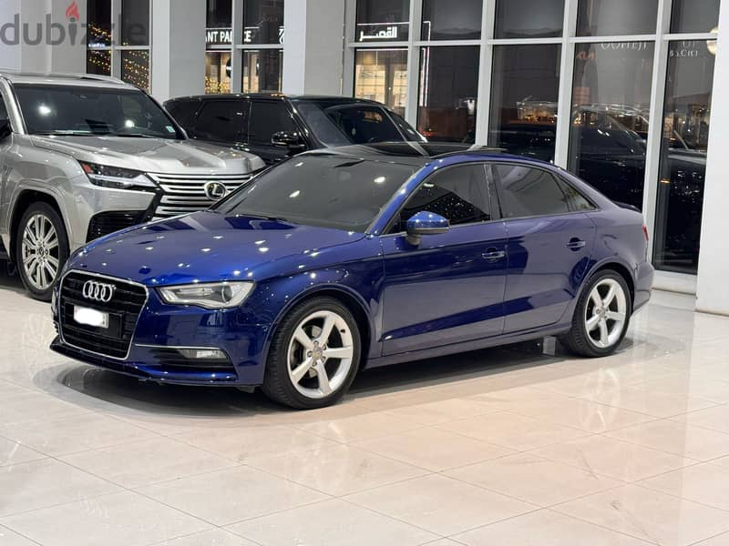 Audi A3 2015 blue 1