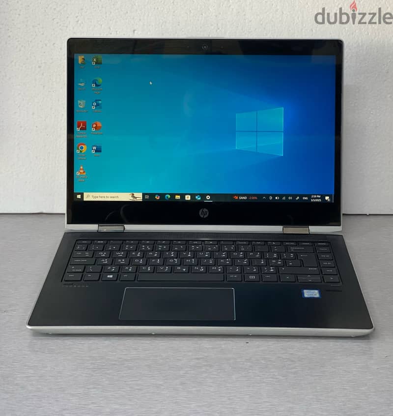 HP X360 2in1 Laptop+tablet Core i5 8th Gen 16GB RAM 512GB SSD 14"Touch 4