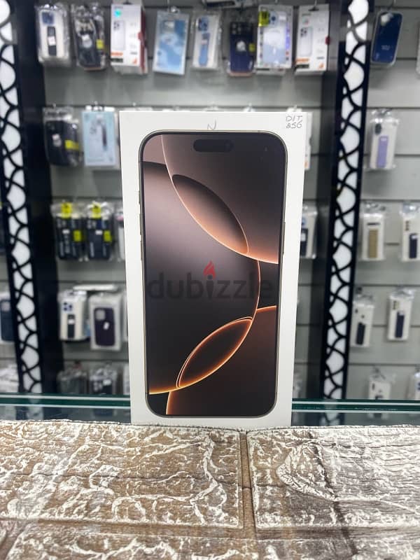 IPHONE 16 PRO MAX 256GB NEW  NO CONTRACT 0