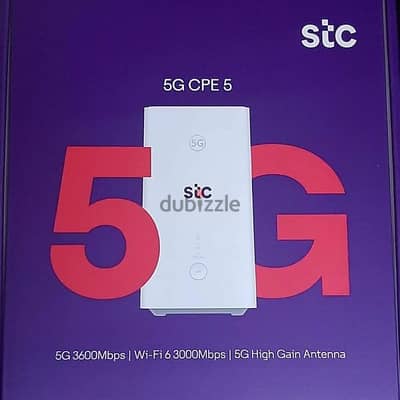 STC 5G cpe 5 wifi6 working with Box and Free delivery