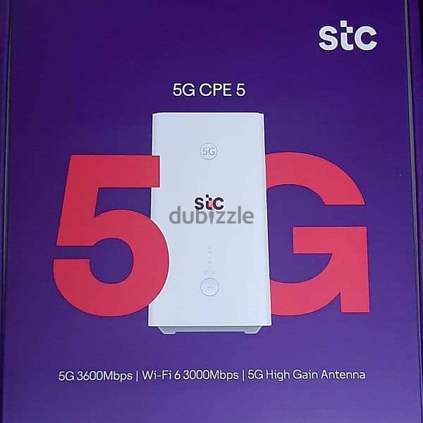 STC 5G cpe 5 wifi6 working with Box and Free delivery 0