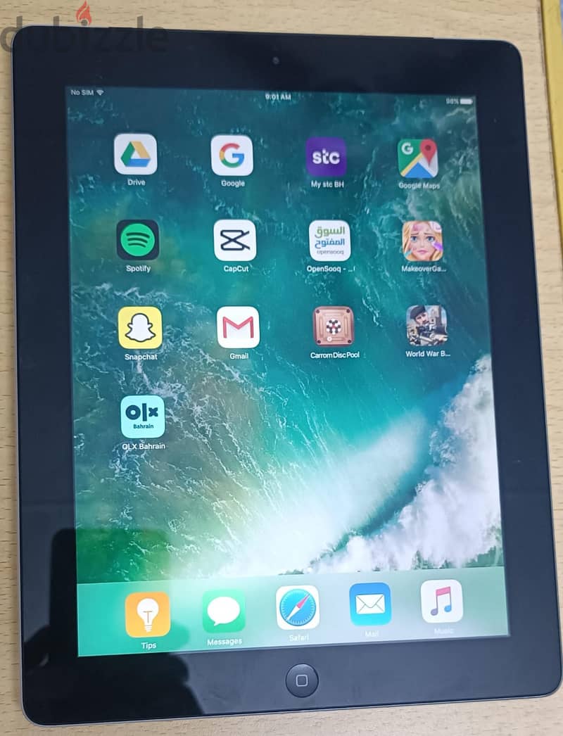 Like New ipad 2- WiFi-Cellular-Display 9.7-25 Apps-Made in America 0