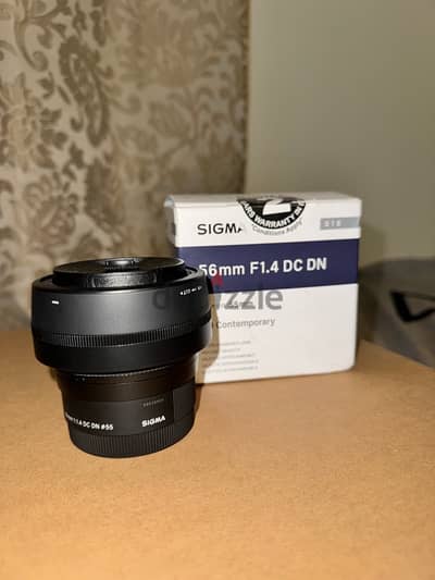 Sigma 56mm Sony  E mount lens