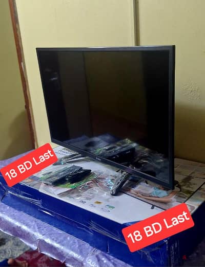 3670 8372 wts ap haier led 32 inch with. box and remote 18 bd last nrml