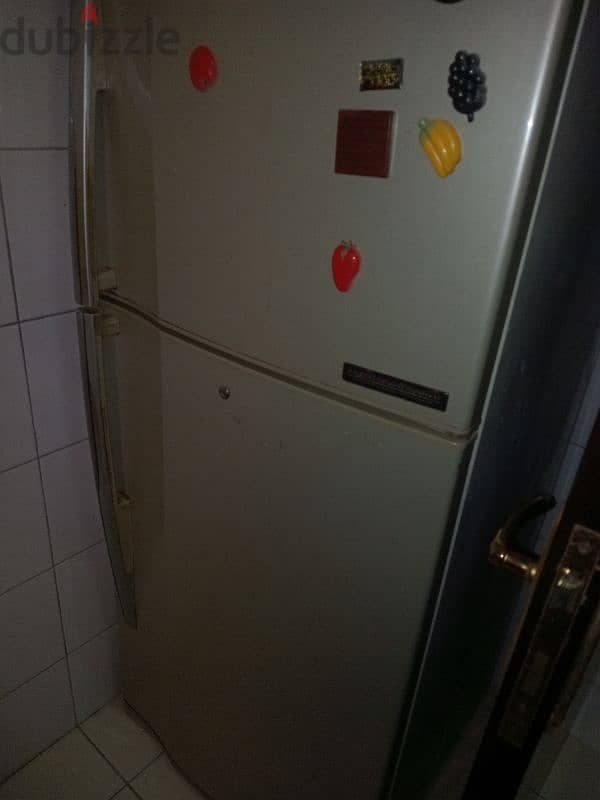 olive green color Toshiba fridge for sale 1