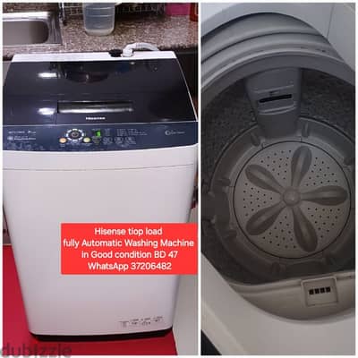 Hisense 8 kg fully Automatic washing machine and other items for sale