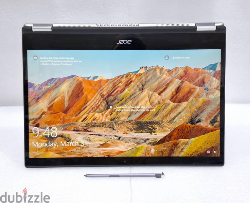 ACER Touch Core i5 10th Gen Laptop 2 in 1 14" Touch 16GB RAM+512GB SSD 3