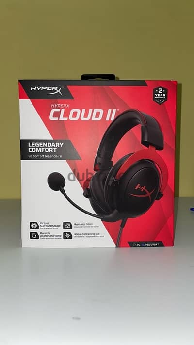 سماعة هايبر أكس كلاود 2 شبه جديد - hyperx cloud 2