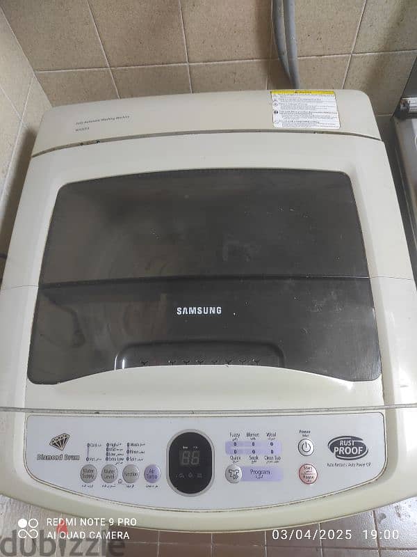 washing machine 1