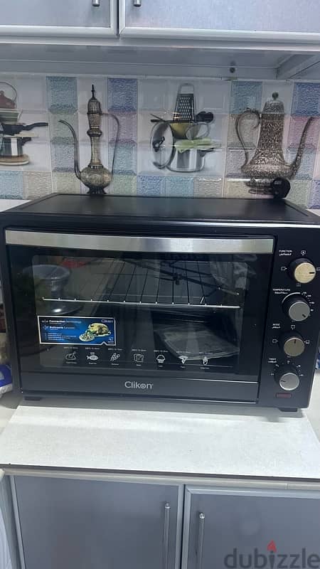 Clicon Electric Oven, 60L كليكون فرن كهربائي، 60 لتر- 2