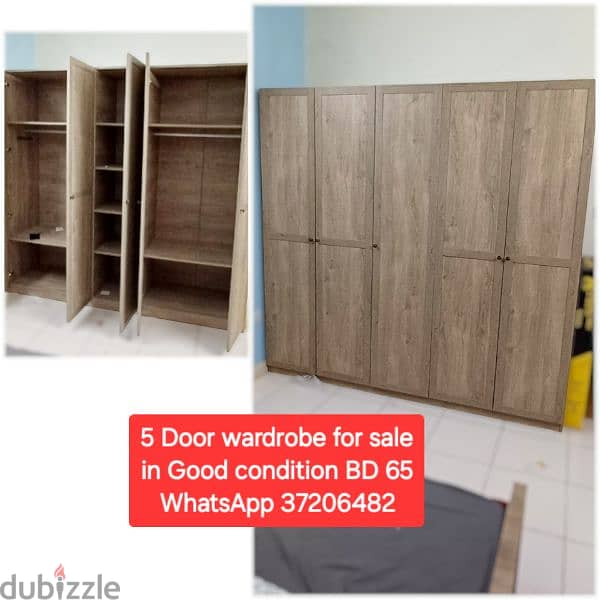 4 Door wardrobe and other items for sale with Delivery 9