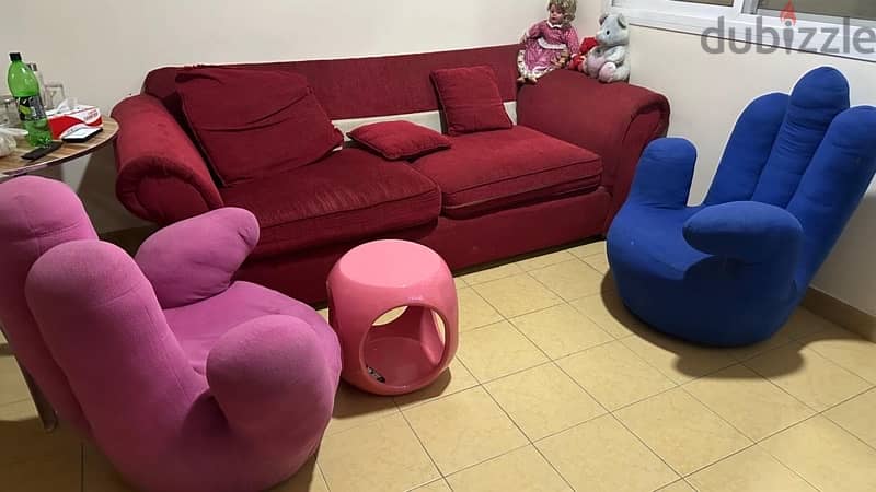 Red Sofa for Sale 0