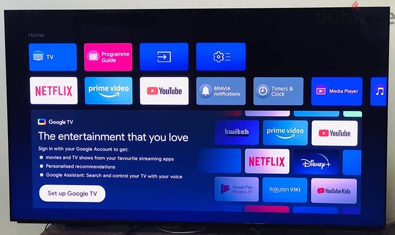 65”Sony Bravia google tv smart android 4k UHD TV 1