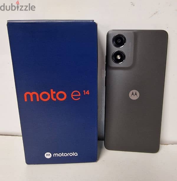 urgent sale Motorola e14 for month use only box bill 0