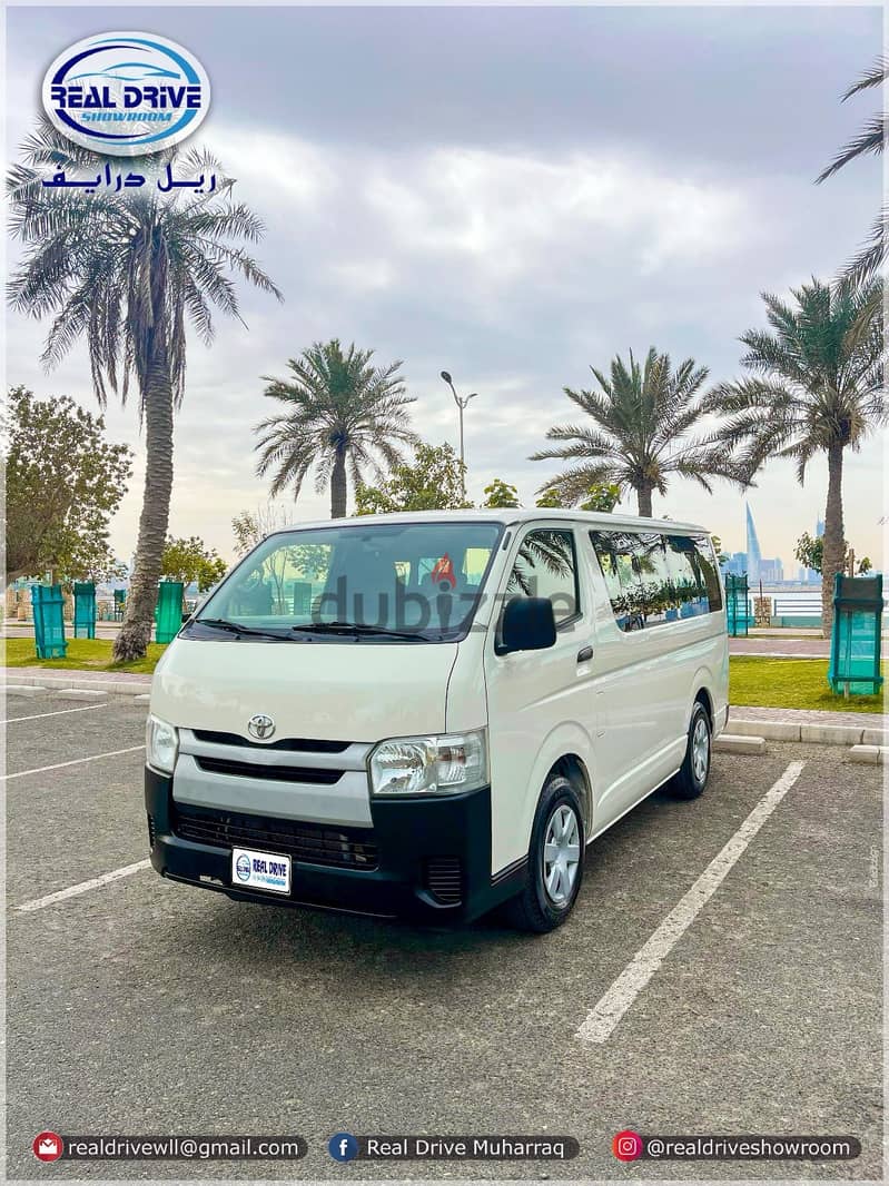 TOYOTA HIACE 16 Passenger-2016-2.7L V4 WHITE FOR SALE(LOW MILEAGE) 0