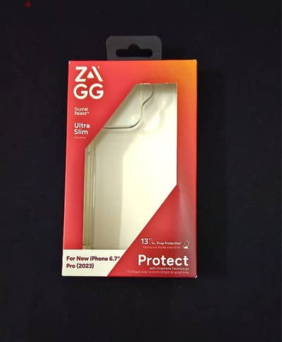 Zagg Crystal Case For iPhone 15 Pro Max.