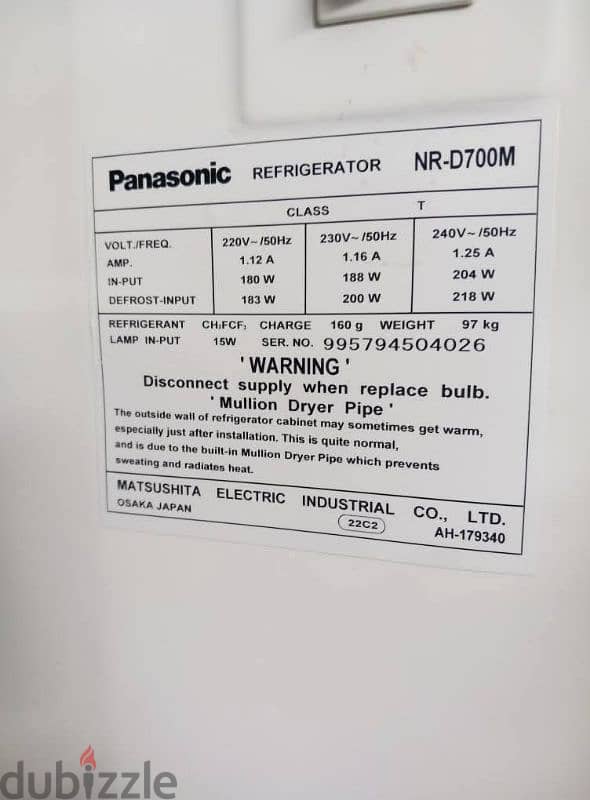 Panasonic fridge for sale 4