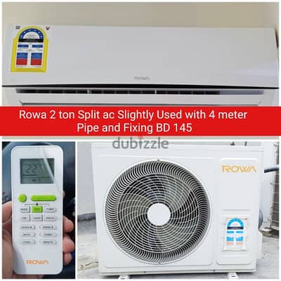 Rowa 2 Ton split ac and other acs for sale with fixing