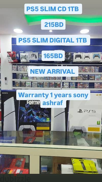 PS5 SLIM CD 1TB / DIGITAL