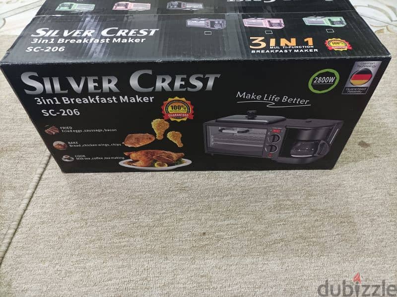 SILVER CREST 3in1 Breakfast Maker New box, unopened 3