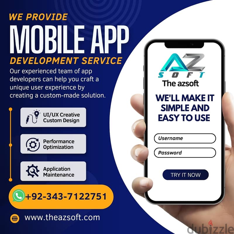 We develop professional mobile apps, android apps and iOS apps 0