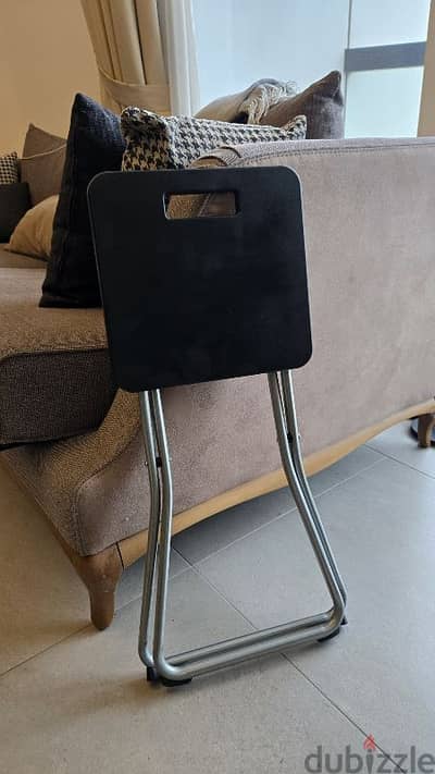 IKEA GUNDE - Folding Stool (1) & NISSE Chair (2)