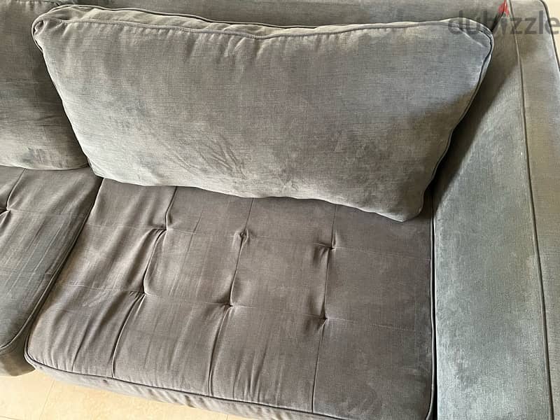 (2x) Blue Greyish Sofas 1