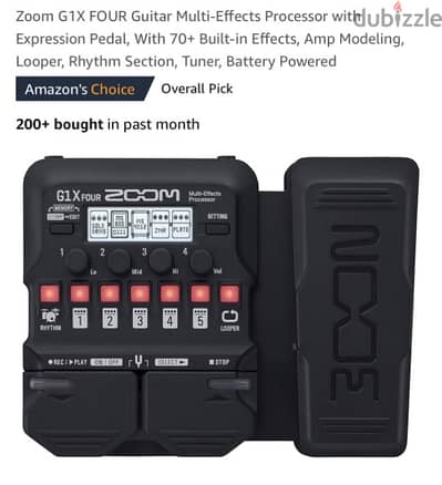 Zoom G1X Four Guitar Multi Effect