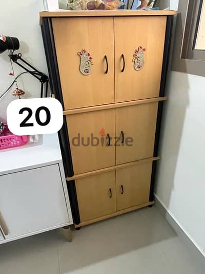 cupboards AC and study desk fr sale